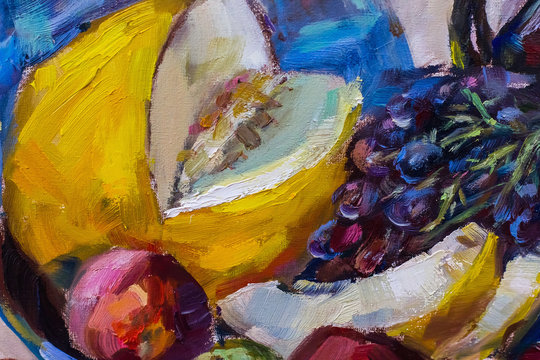 painting still life oil painting texture,  impressionism art