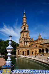 Obraz premium Plaza de España in Sevilla, Spain