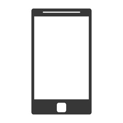 flat design modern cellphone icon vector illustration