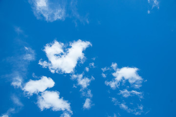 blue sky with cloud