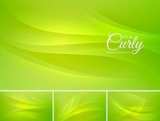 Curly abstract background