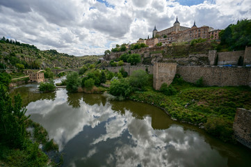 Fototapeta na wymiar Toledo, Spain & Tagus River
