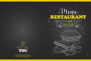 Cover Scetch horisontal menu design