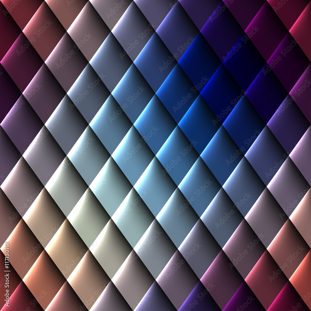 Aufkleber abstract seamless rhombus pattern.