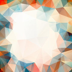 Abstract colorful background of triangles