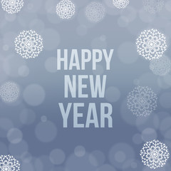 Christmas background with snowflakes