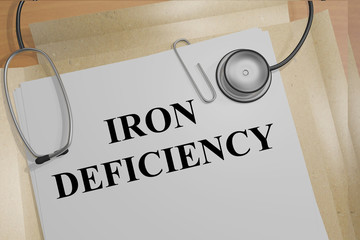 Iron Deficiency - medical concept