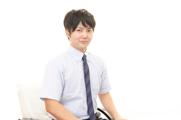 笑顔のビジネスマン