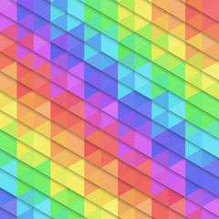 Abstract background of triangles