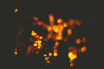 Defocused Circular Bokeh Background