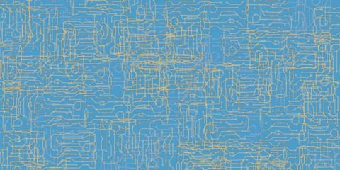 networking in blue shade