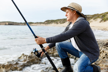 Obraz premium Picture of fisherman 