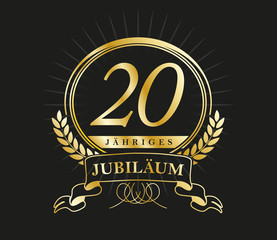 20 Jaehriges Jubilaeum