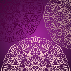 Mandala background. Bohemian style