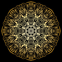 Mandala medallion ornament