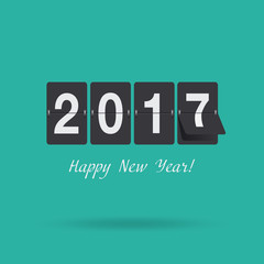 Happy New Year 2017 Calendar