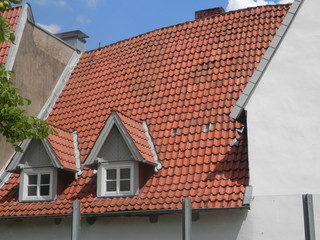 Red Tiled roofs