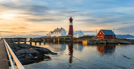 Foto auf Acrylglas Tranoy Lighthouse © P. Meybruck