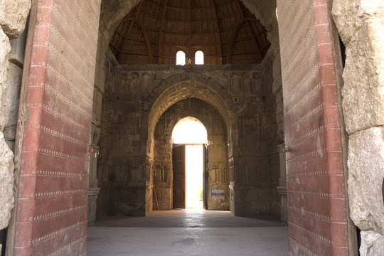 Amman Citadel - Wooden Dome and & old door