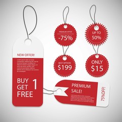 Discount product labels