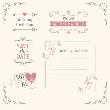 Wedding templates and decoration