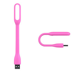 Led USB Lamp. 3d Rendering