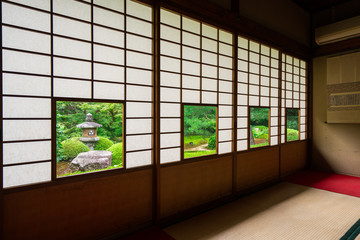 京都　泉涌寺　雲龍院の日本間