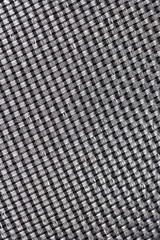 black and silver mesh