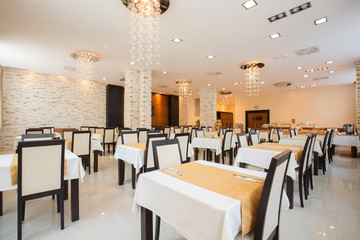 Restaurant in a luxury hotel