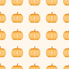 seamless pattern with pumpkins