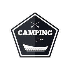 Camping logo design