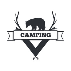 Camping logo design
