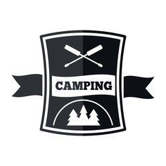 Camping logo design