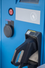 Electric car charging station