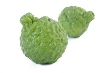 bergamot fruit isolated on white background