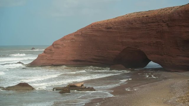 rock formations on the atlantic coast morocco