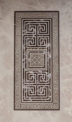 tile with abstract geometric shapes