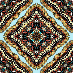 Seamless, eastern pattern of mandalas
