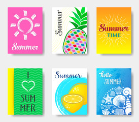 Beautiful summer cards collection