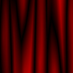 Abstract red mesh background with futuristic fabric, silk texture and ambient occlusion effect for design concepts, wallpapers, presentations, web and prints. Vector illustration.