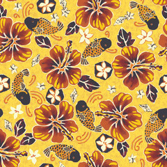 ハイビスカスのパターン