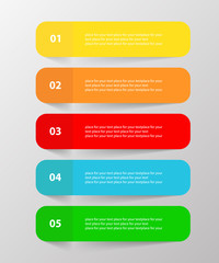Vector lines arrows infographic.