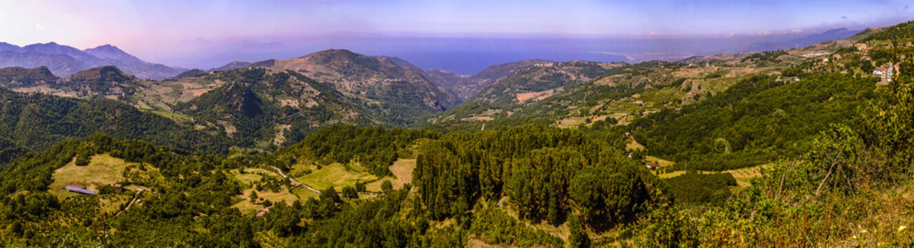 alba tra i monti