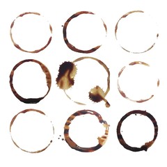 Coffee cup stains