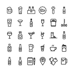 Bar icons