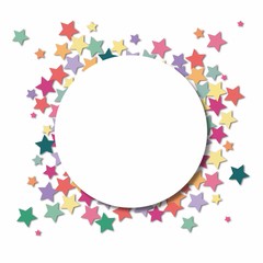 Circle with a frame of stars