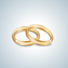 Gold wedding rings