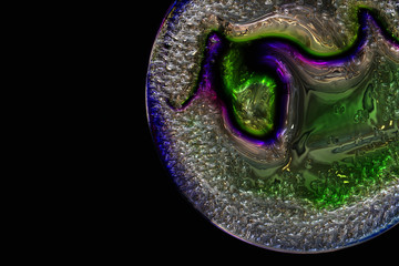 Fototapeta premium fantastic illustrated glass background object with space for your text