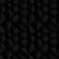 Obraz premium Seamless Black Polygon Pattern