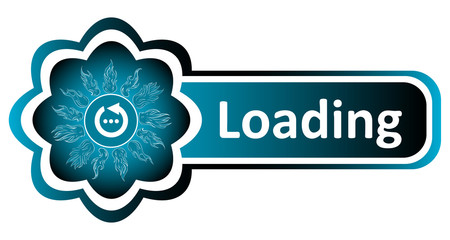 Double blue icon sun loading